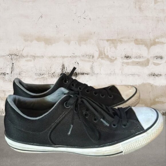 Converse Men's Black Low-Top All Star Sneakers Size 8.5 - Picture 4 of 6